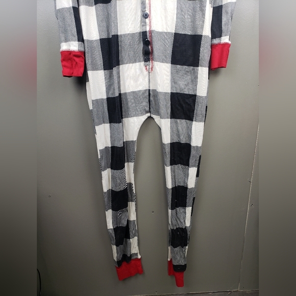 Lazy One Pajamas Sz Large Womens Buffalo Plaid Flap Jack 100% Cotton Long Sleeve - Picture 2 of 12